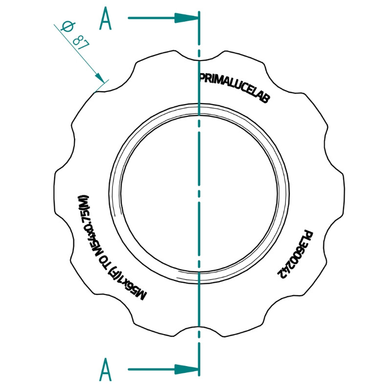 PrimaLuceLab ESATTO 2" Adaptateur appareil-photo M54
