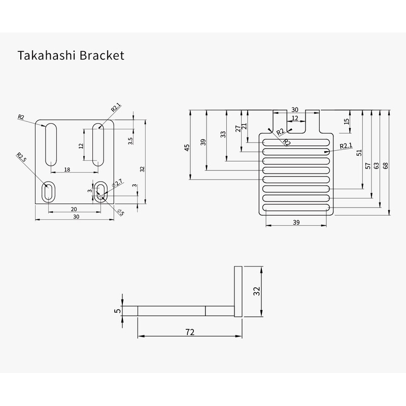 ZWO Adaptateur pour système de mise au point motorisée EAF sur Takahashi
