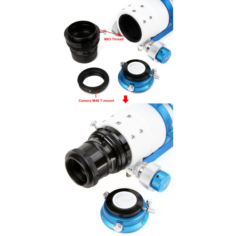 William Optics Flattener Flat73A pour ZenithStar 73