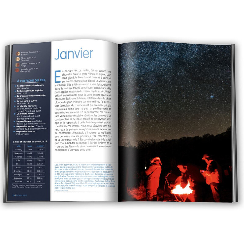 Almanach Amds édition  Le Ciel à l'œil nu en 2020