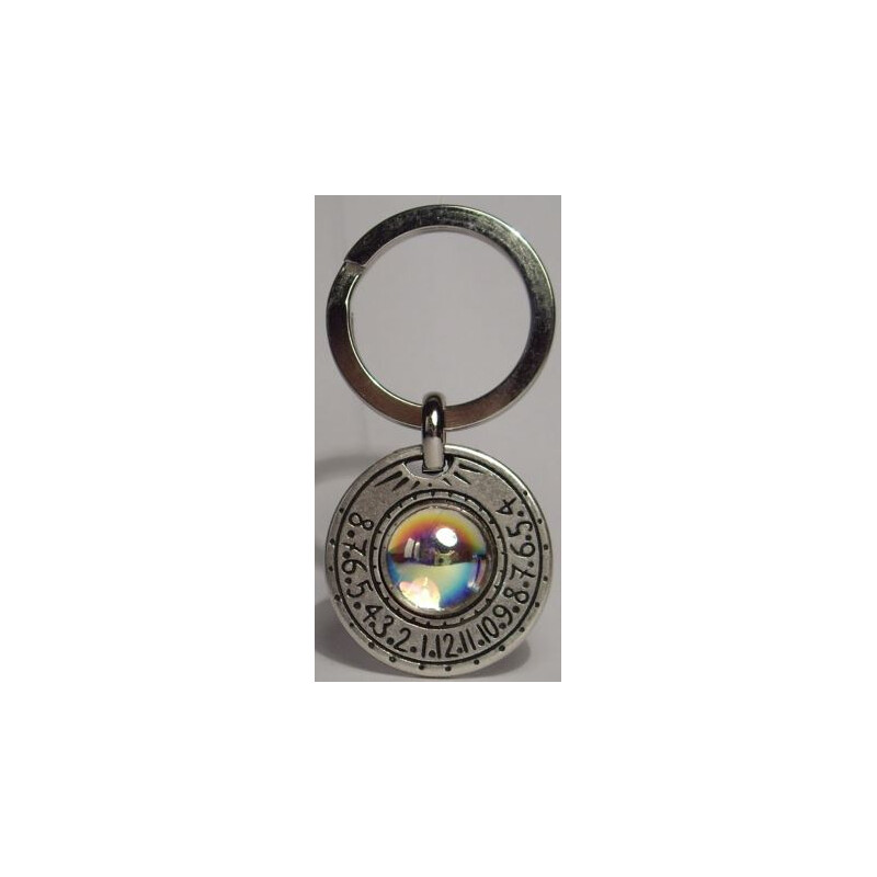 Ragalaxys Porte-clés Saturne Sundial Irisant