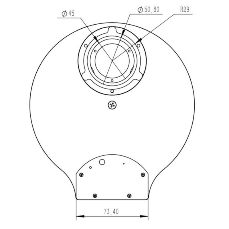 QHY Roue à filtres CFW3M-US 7x 36 mm