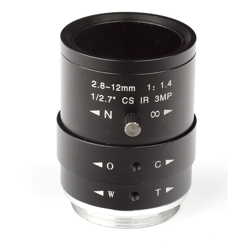 Omegon Objectif monture CS 2,8-12 mm, f/1,4