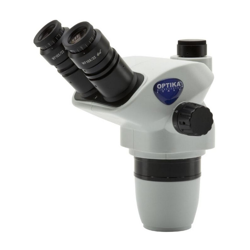 Tête zoom Optika Stereokopf SZX-T, trino, 6.7x-45x, w.d. 110 mm, Ø 22 mm