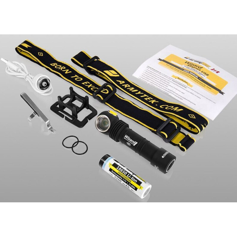 Armytek Lampe de poche Wizard Magnet USB (lumière froide)