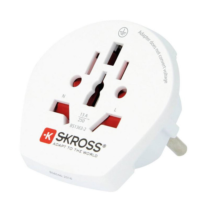 Alimentation électrique Skross Adaptateur de voyage World to Europe
