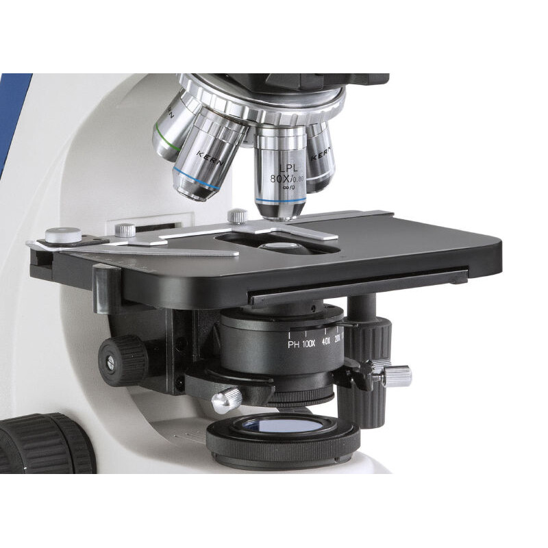 Microscope Kern OKN 175, MET, POL, trino, Inf plan, 50x-400x, Lumière incidente, HAL, 50W