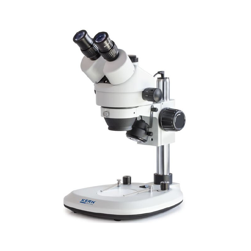 Microscope stéréo zoom Kern OZL 463, Bino, Greenough, 0,7-4,5x, HWF10x20, 3W LED