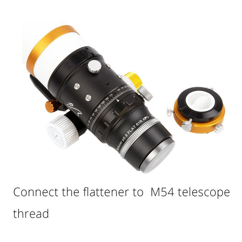 William Optics Adjustable Flattener Reducer Flat61R pour ZenithStar 61