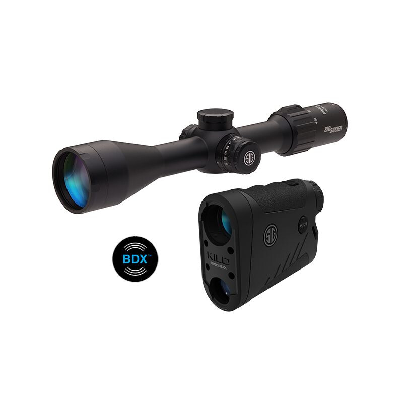 Lunette de tir Sig Sauer BDX Pack1 : KILO1800BDX + SIERRA3BDX 4,5-14x50mm