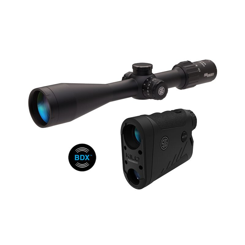 Lunette de tir Sig Sauer BDX Pack2 : KILO1800BDX + SIERRA3BDX 6,5-20x52mm