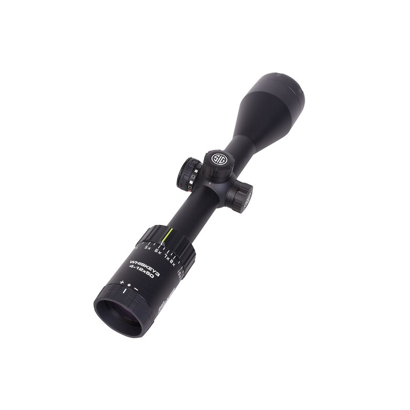 Lunette de tir Sig Sauer WHISKEY3 ZF 4-12x50 noir Ø1" HellFire Quadplex SFP