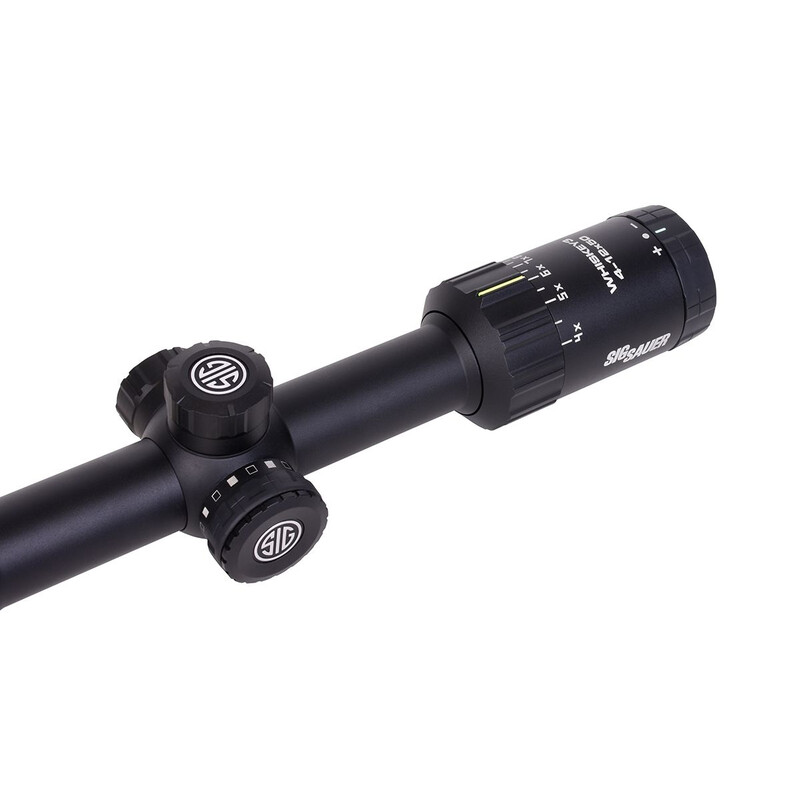 Lunette de tir Sig Sauer WHISKEY3 ZF 4-12x50 noir Ø1" HellFire Quadplex SFP