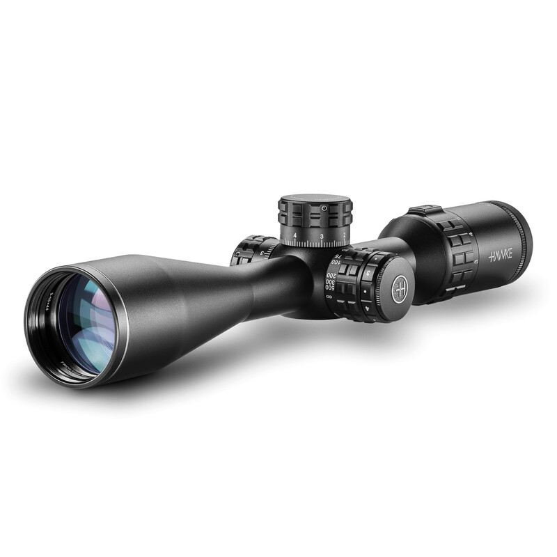 Lunette de tir HAWKE Frontier 1 pouce 3-15x44 SF IR Mil Pro