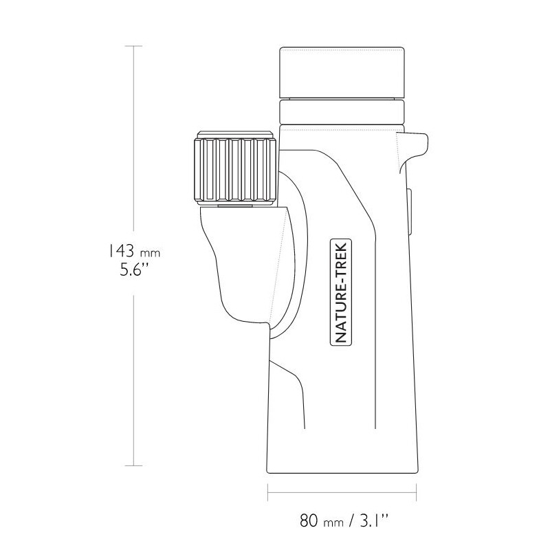 Monoculaire HAWKE Nature-Trek 10x42 Mono