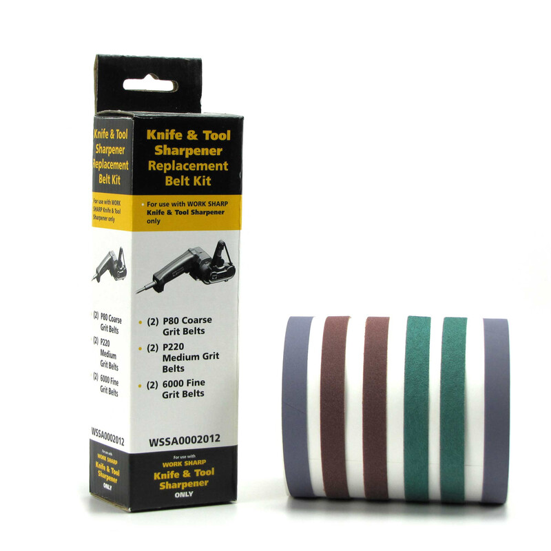 Work Sharp Assortiment de bandes d'affûtage 80 / 220 / 6000