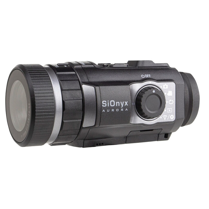 Vision nocturne Sionyx Aurora Black avec étui rigide, carte mémoire 32 Go, 2ème batterie, dragonne