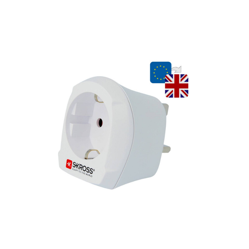 Alimentation électrique Skross Adaptateur de voyage Europe vers Royaume-Uni