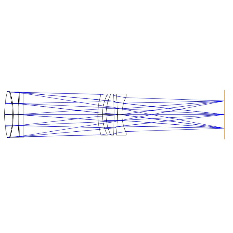 Omegon Lunette apochromatique Pro APO AP 40/180 OTA