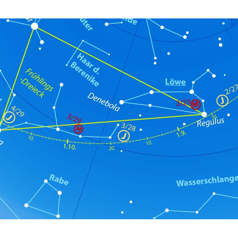 Carte du ciel Oculum Verlag Drehbare Himmelskarte Sterne und Planeten 30cm