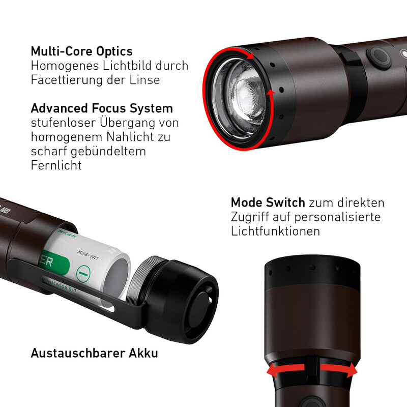 Lampe de poche LED LENSER P7R Signature