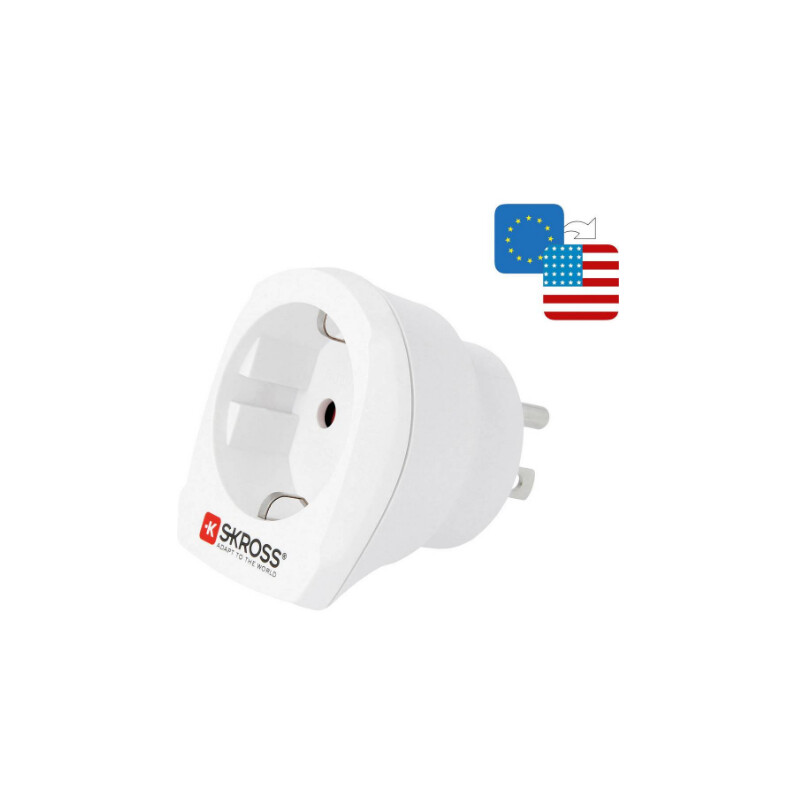 Alimentation électrique Skross Adaptateur de voyage Europe vers USA