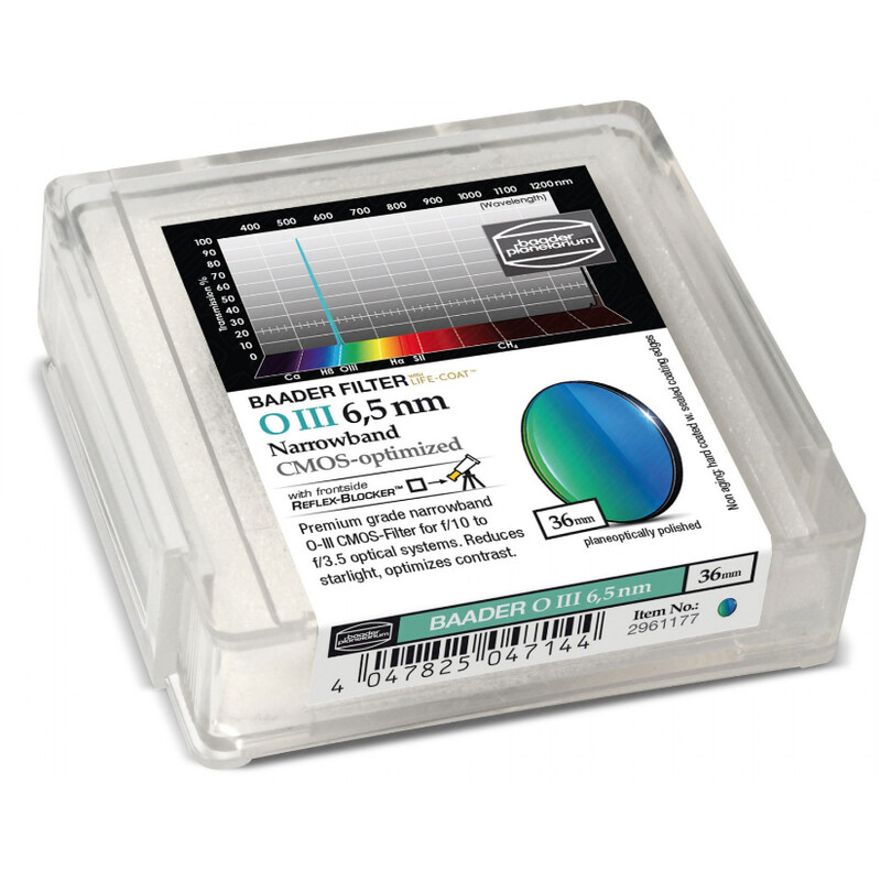 Filtre Baader OIII CMOS Narrowband 36mm