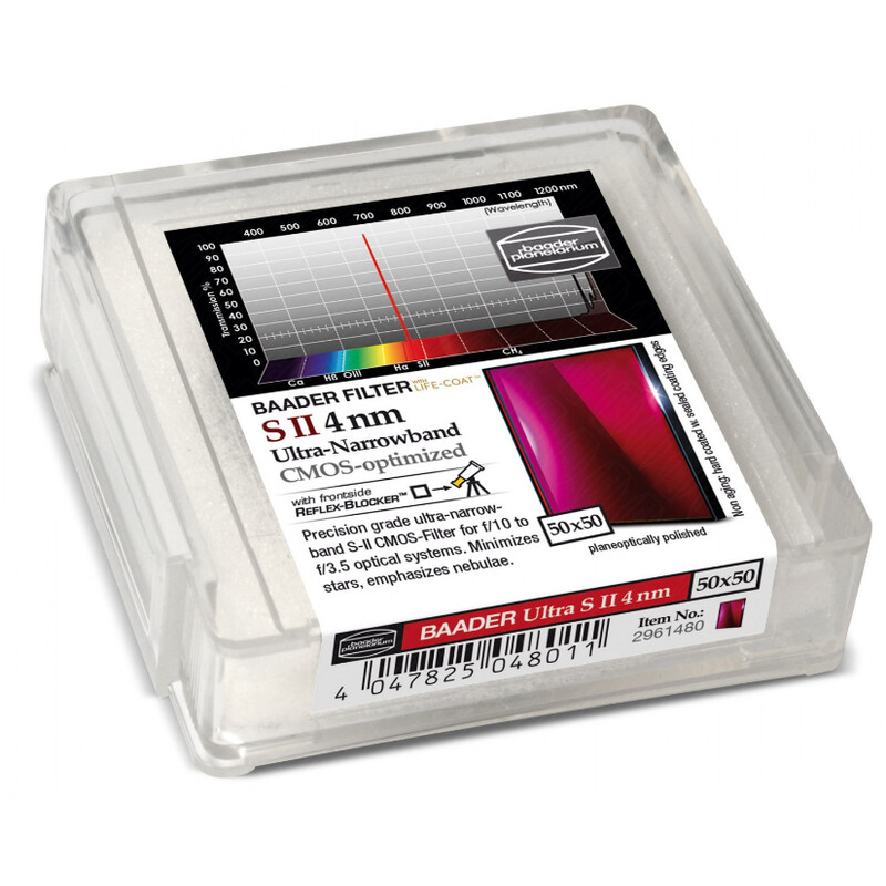 Filtre Baader SII CMOS Ultra-Narrowband 50x50mm