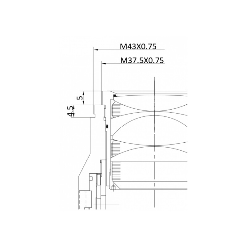 Oculaire zoom APM 7,7-15,4mm 67° 1,25"