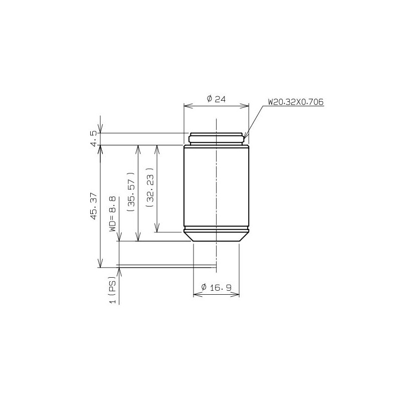 Evident Olympus Objectif CACHN10x IPC/0,25 (CACHN10XIPC-1-7)