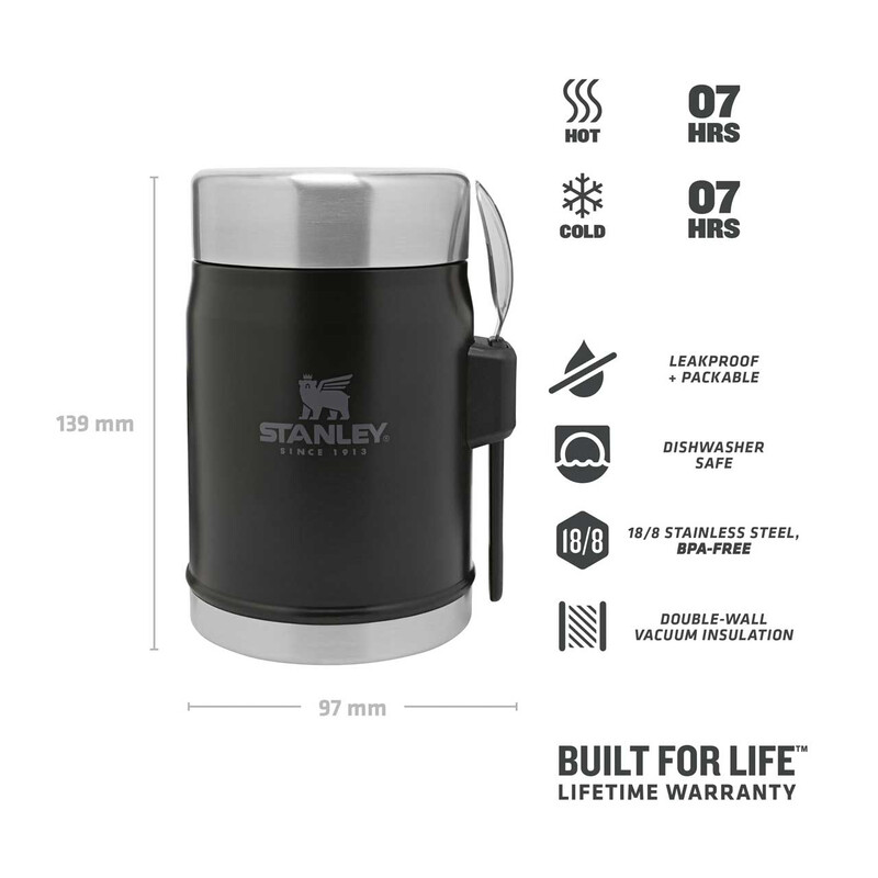 Stanley Classic Food Jar noir