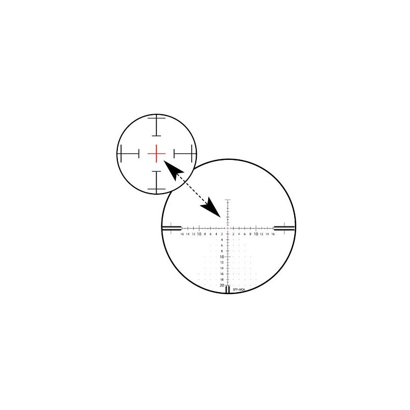 Lunette de tir ZEISS Conquest V4 6-24 x 50 (65) ASV H