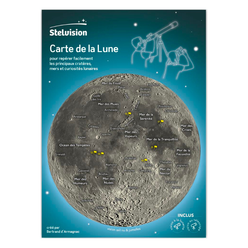 Atlas Stelvision Carte de la Lune