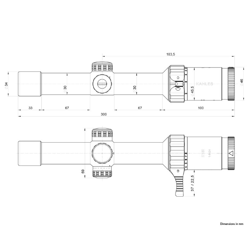 Lunette de tir Kahles K18i 1-8x24, 3GR