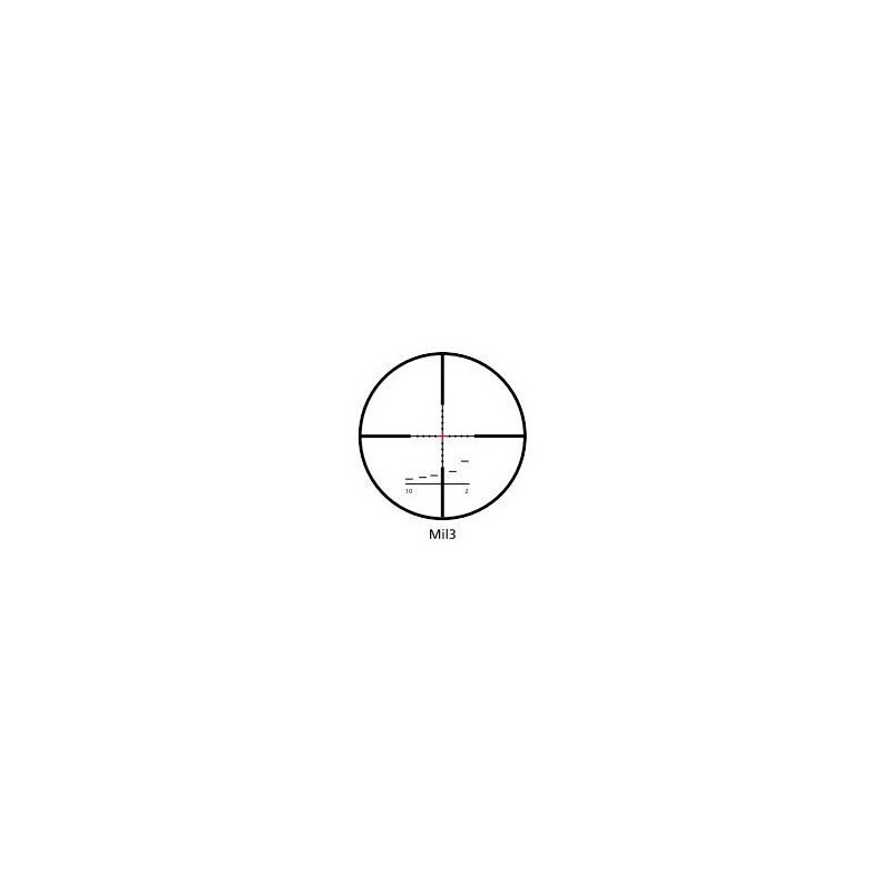 Lunette de tir Kahles K624i 6-24x56, Mil3, cw, droite
