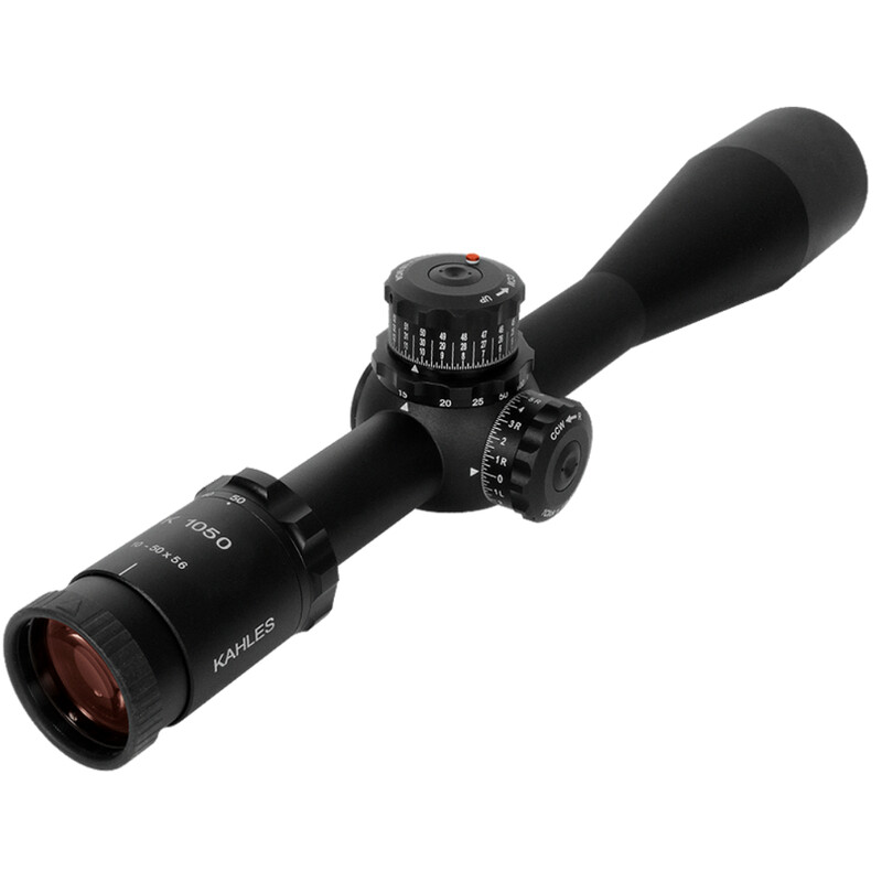Lunette de tir Kahles K1050 10-50x56, MOAK, ccw, droite