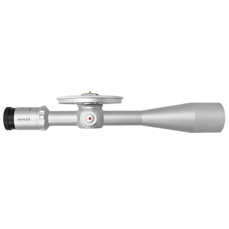 Lunette de tir Kahles K1050i FT 10-50x56 silver, MHR, ccw, droite