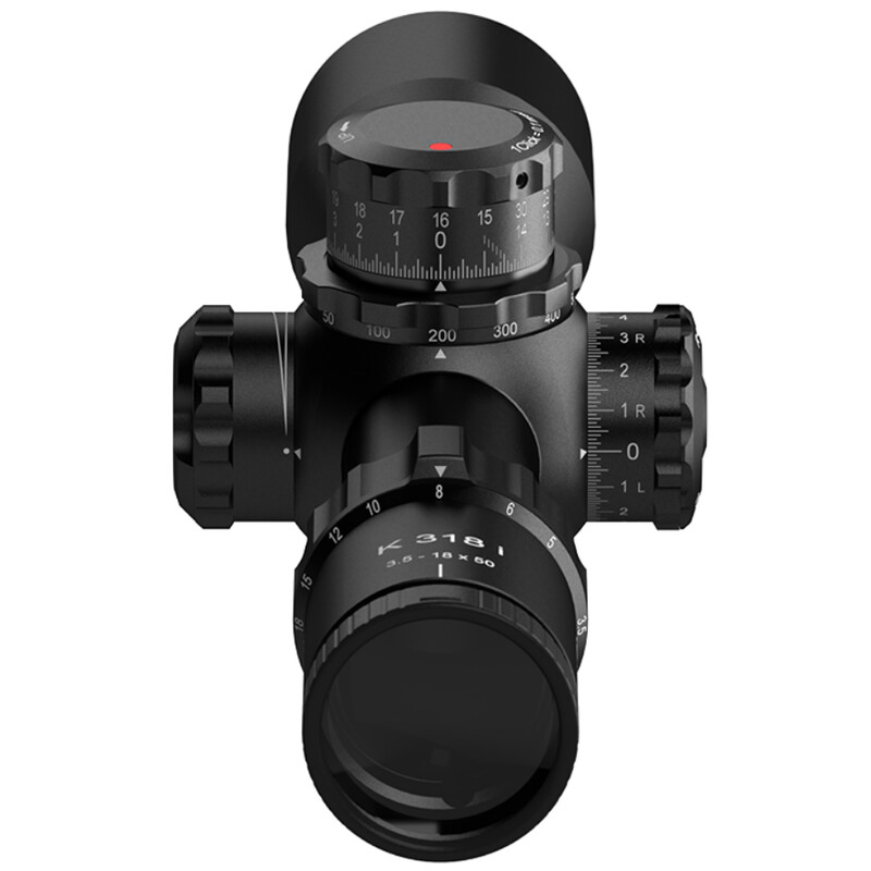 Lunette de tir Kahles K318i 3,5-18x50, SKMR4, ccw, droite
