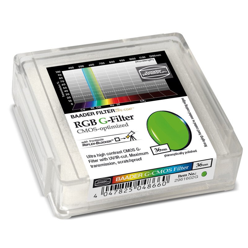 Filtre Baader RGB-G CMOS 36mm