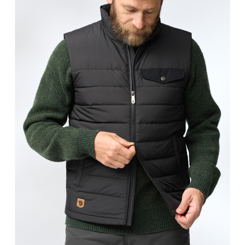 Fjällräven Greenland Down Liner Vest M, 550 Black, taille L