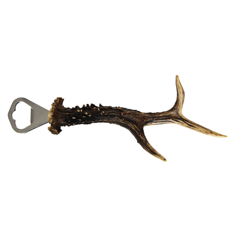 AKAH Ouvre-bouteille en bois de cerf, 25 cm