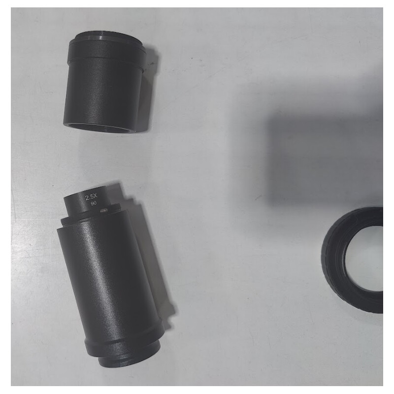 Adaptateur appareil-photo Motic Set 2,5x f. SLR, APS-C Sensor mit T2 Ring für Canon