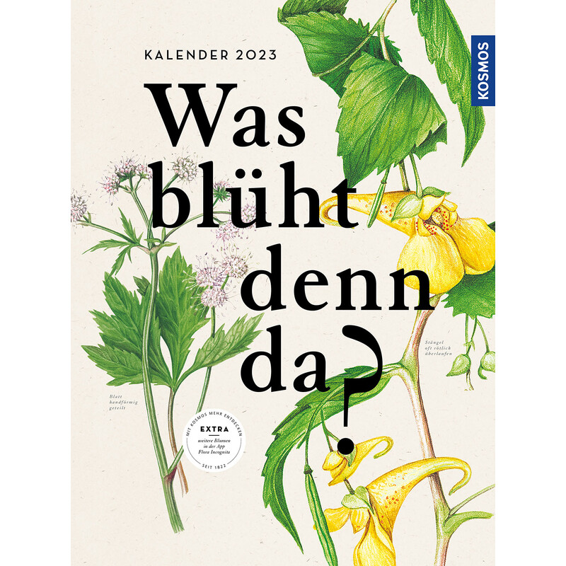 Calendrier Kosmos Verlag Was blüht denn da? Kalender 2023