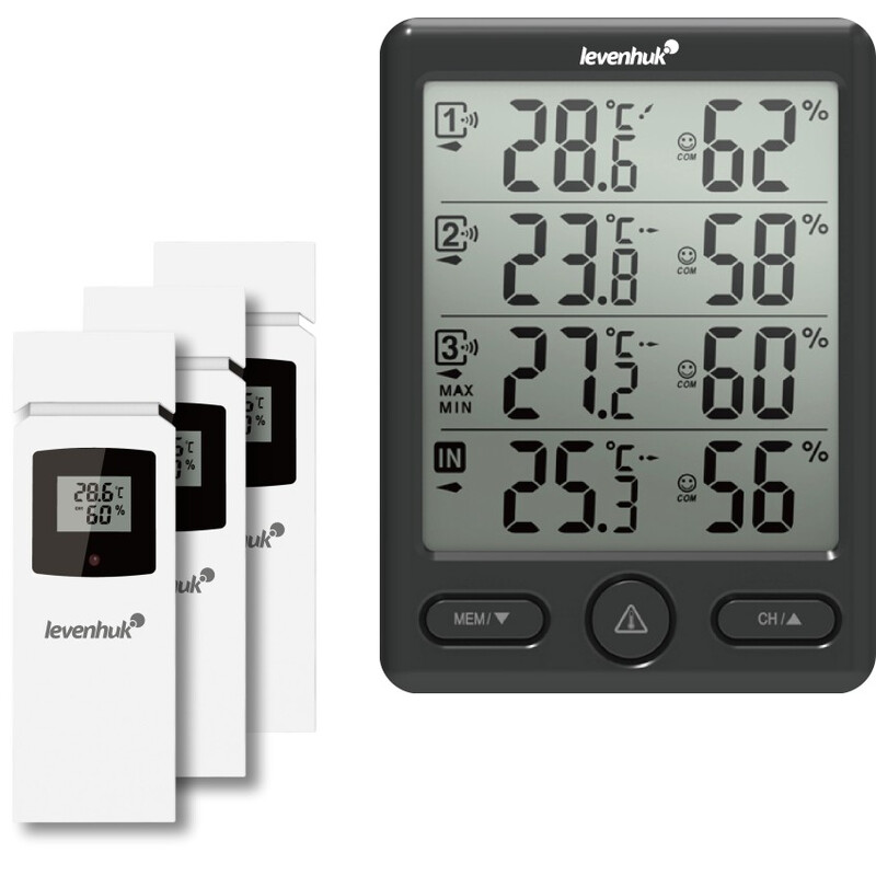 sainlogic Station Météo Sans fil Avec Capteur Extérieur, Station