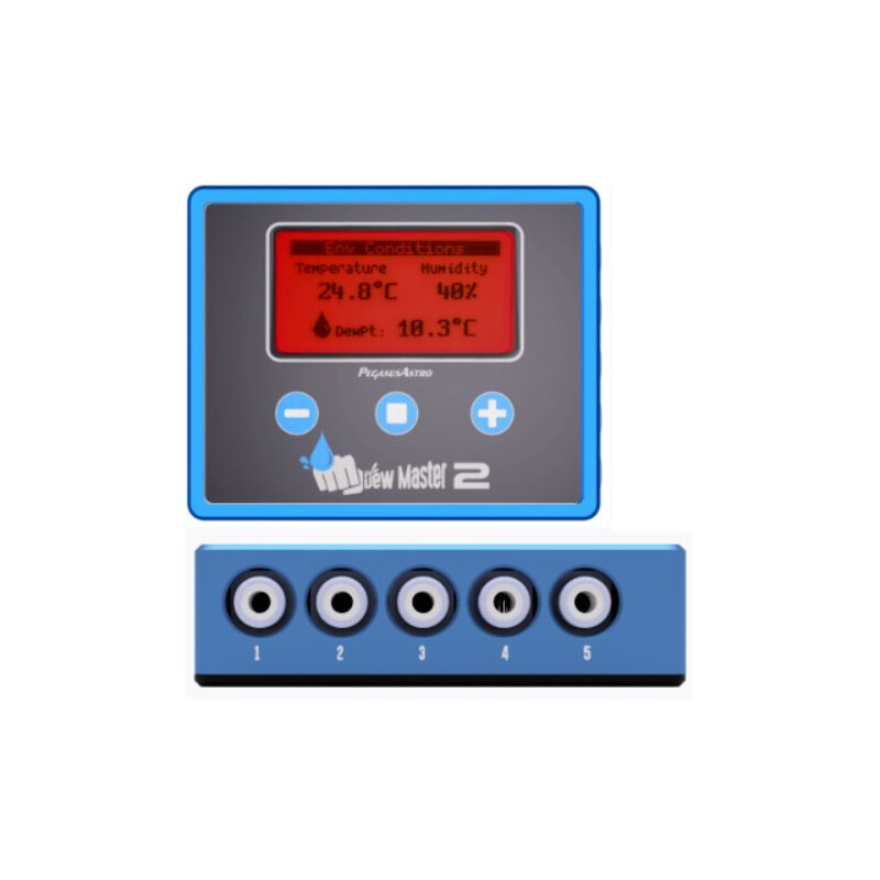 Contrôleurs et câbles PegasusAstro DewMaster 2