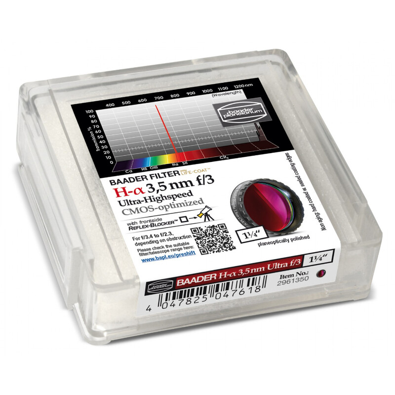 Filtre Baader H-alpha CMOS f/3 Ultra-Highspeed 1,25"