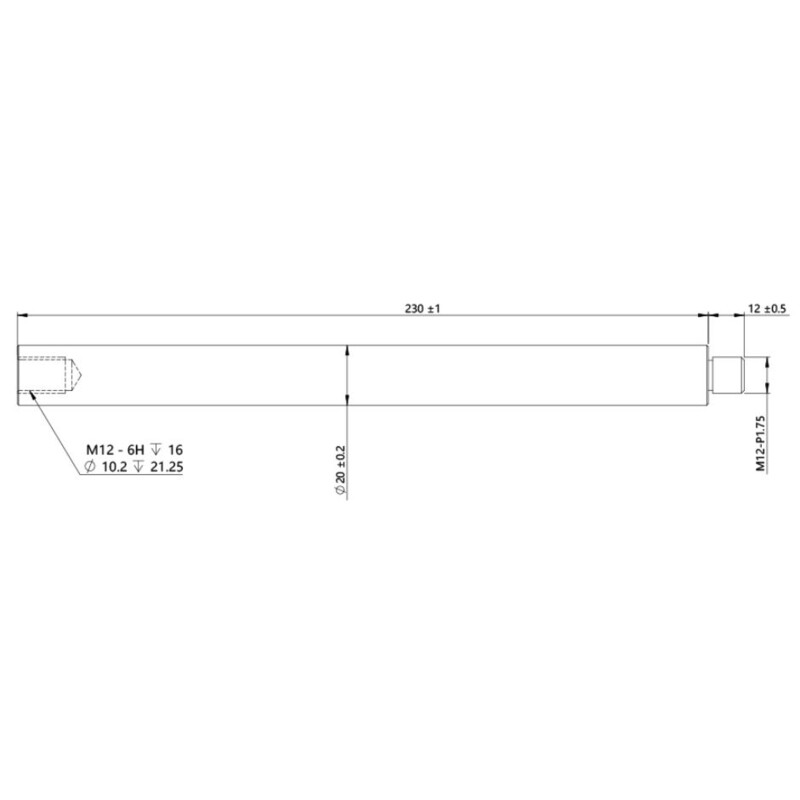 Contre-poids ZWO Counterweight Bar for AM3 / AM5 / AM7