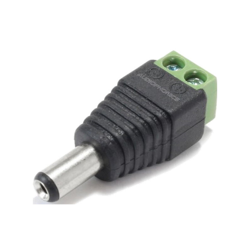 Adapter Pierro Astro Adaptateur femelle 5,5/2,1 mm Bouchon sur bornes à vis