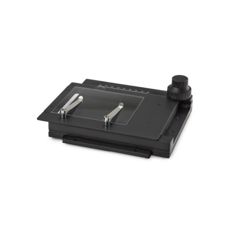 Euromex Platine à chariot croisé X/Y avec platine porte-objet et plaque de verre translucide pour NexiusZoom