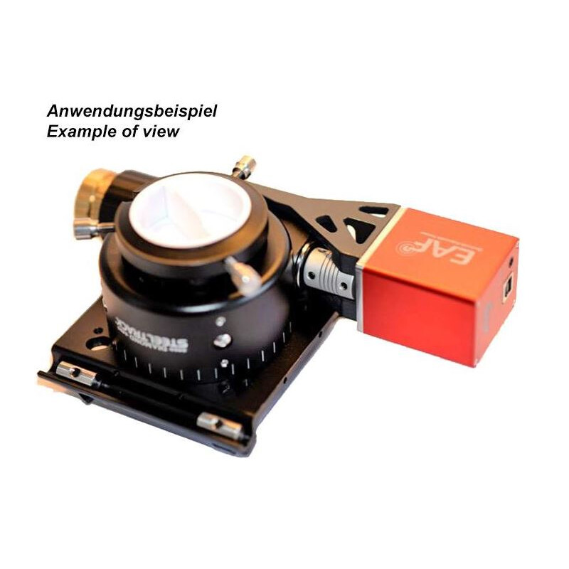 TS Optics Kit d'adaptation pour la mise au point du moteur ZWO EAF sur les glissières Diamond Steeltrack de Baader